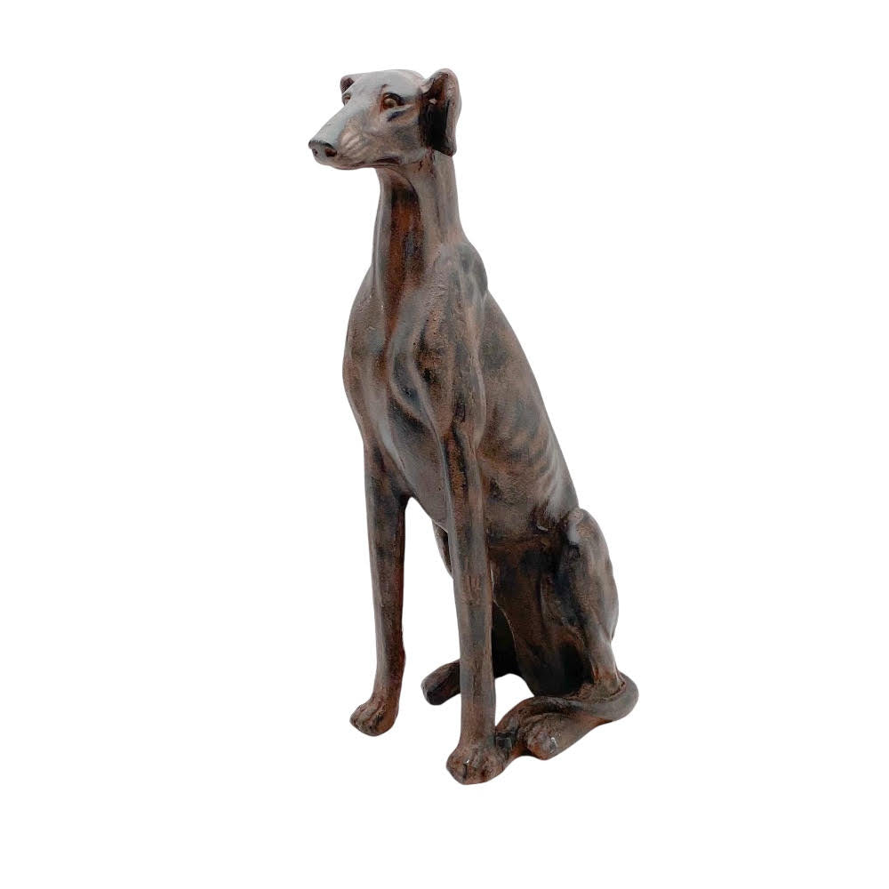 77cm Sitting Dog Garden Statue — Friendly Face, Zero Fuss