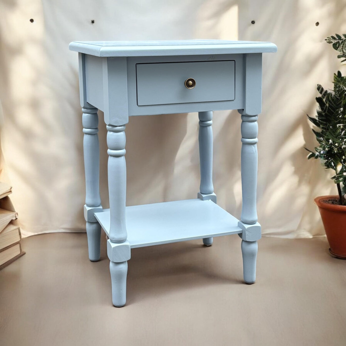 65CM 1 Drawer Side Table