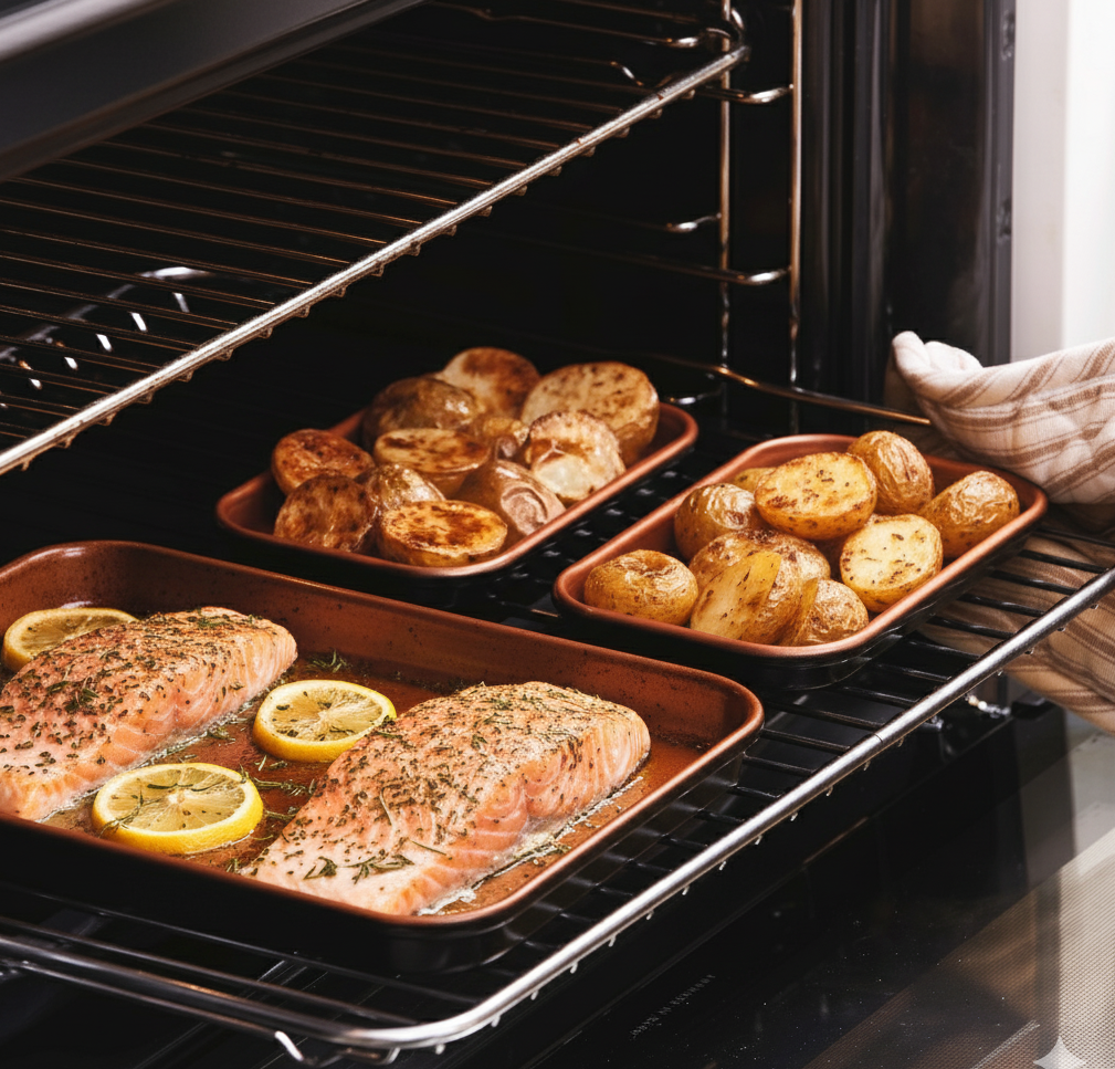 Ceratitanware Oven Trays Set of 3 A222376