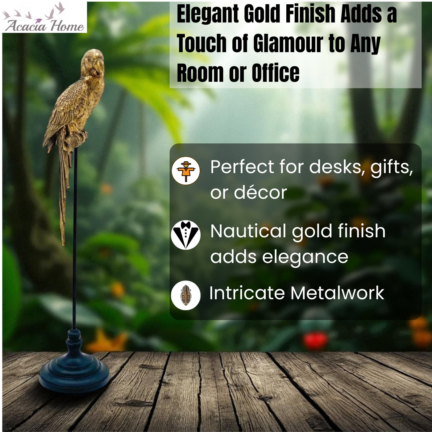 98CM Parrot Figurine
