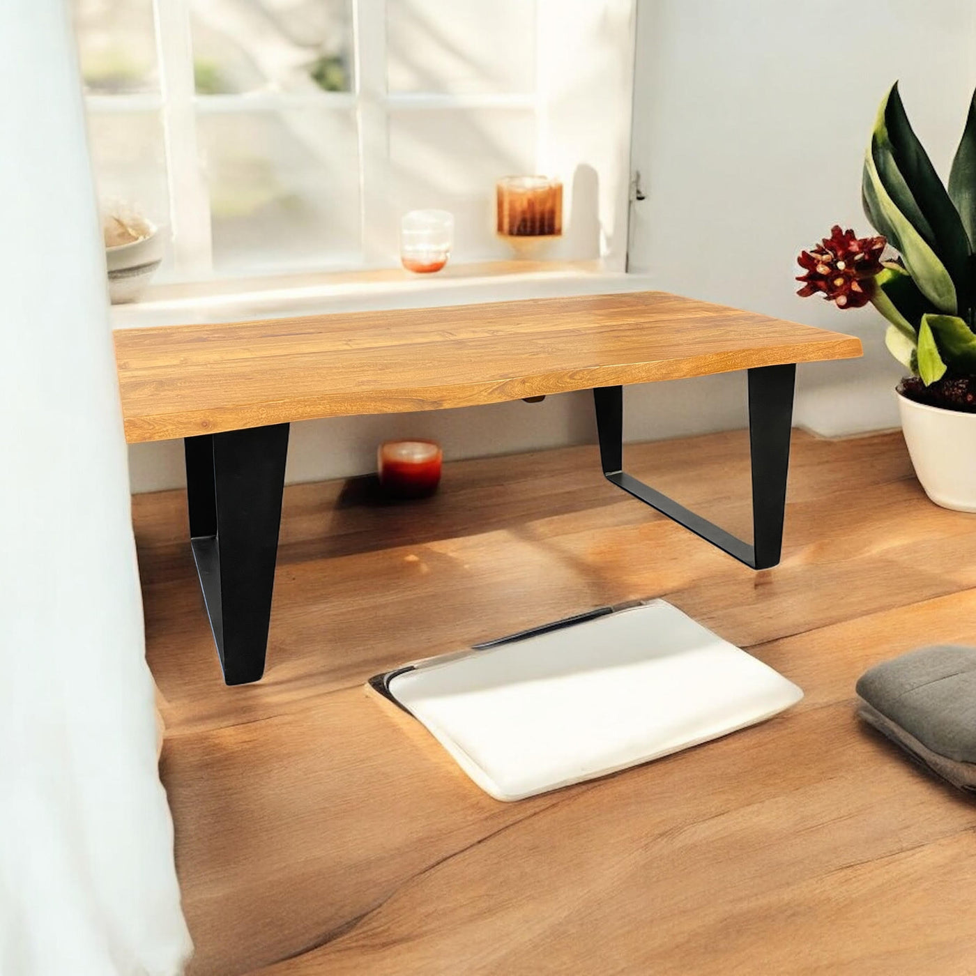 115CM Wooden Coffee Table