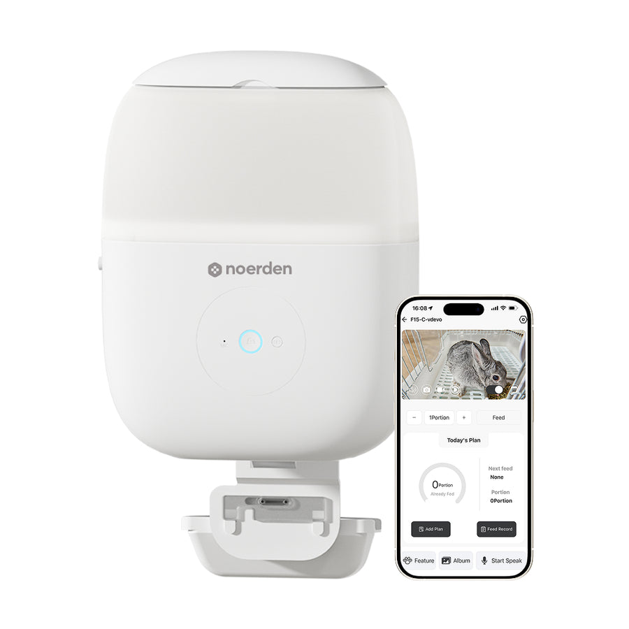 Hoppy Smart Small Animal Feeder with HD Camera and Two-Way Audio