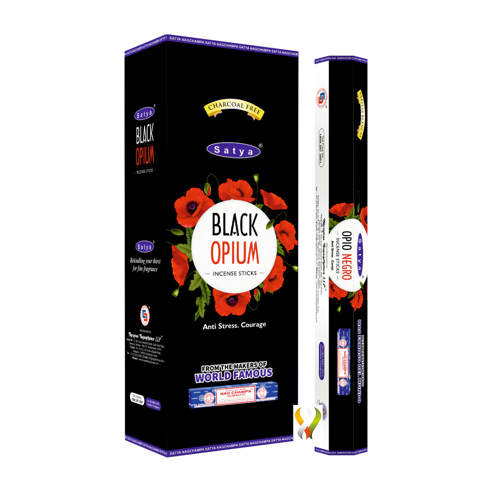 Satya Black Opium Hexa - 120 Sticks