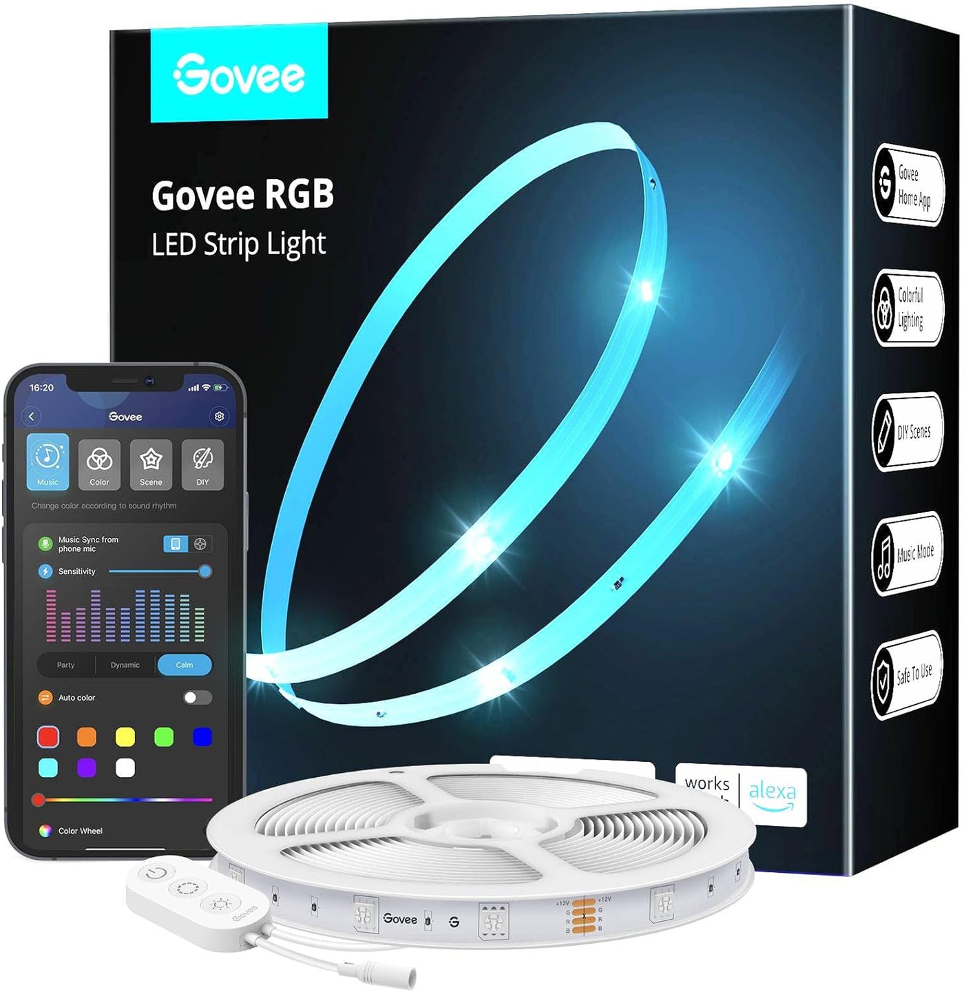 Govee RGB LED Strip Lights 5m