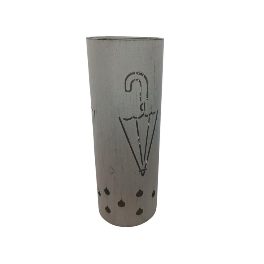 49cm Cream Metal Umbrella Stand