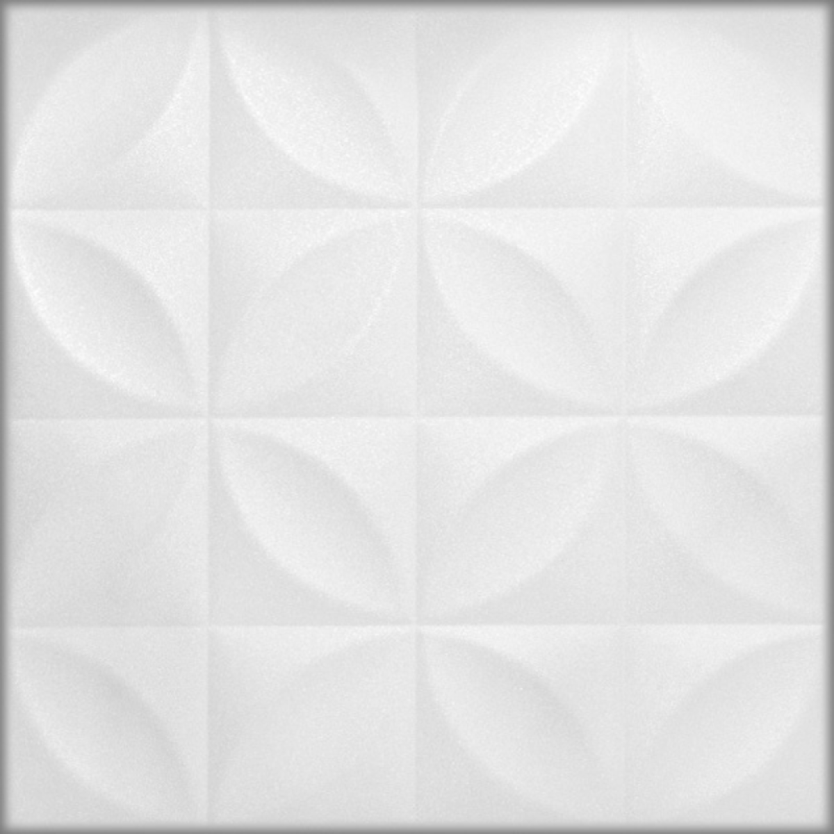 White 6 Decorative Ceiling & Wall Panels, 8 Pack, 2m² Coverage, 4mm Thick