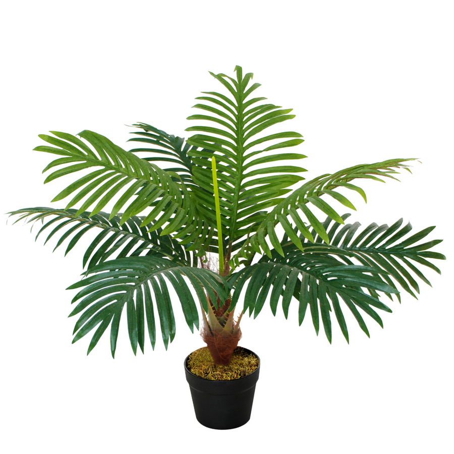 Artificial Palm Tree with Nursery Pot, 8 Leaves, 60cm
