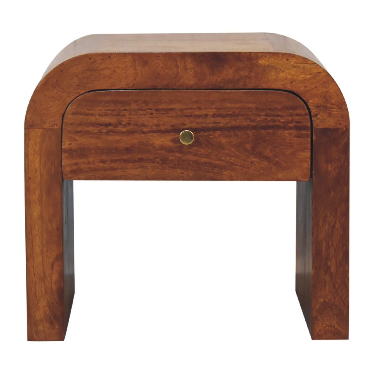 Artisan Furniture Darcy Chestnut Bedside Table, 1 Drawer, Brown