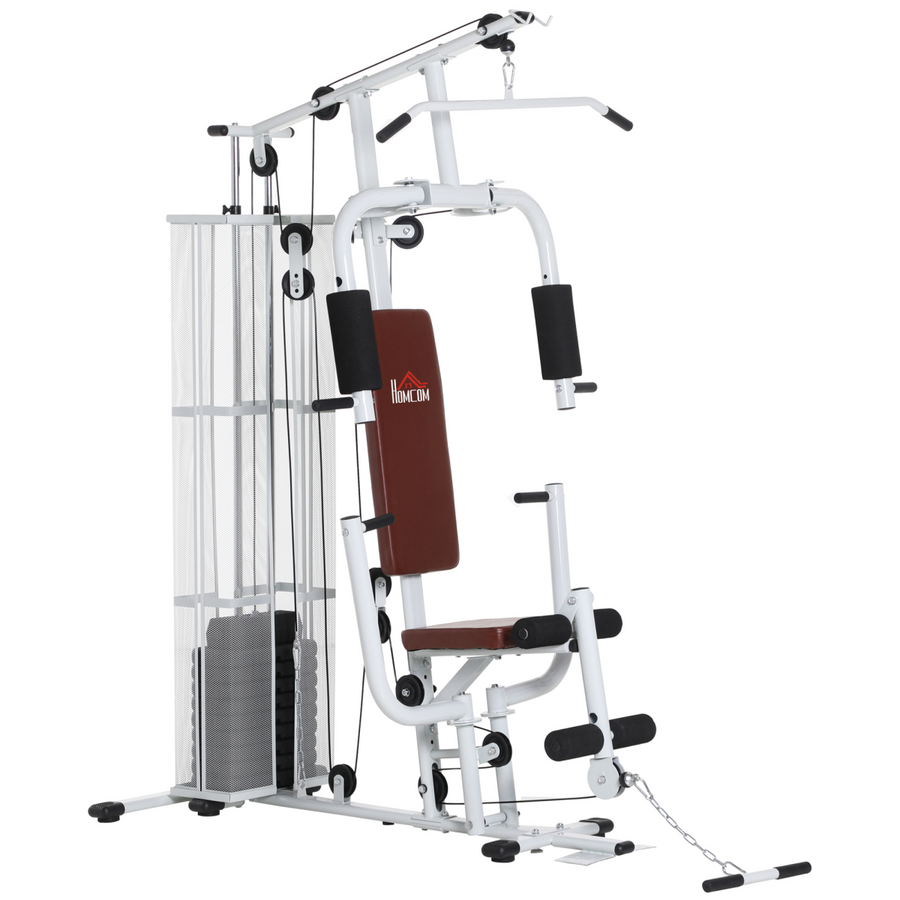 HOMCOM Multifunction Home Gym Weight Training Station Machine