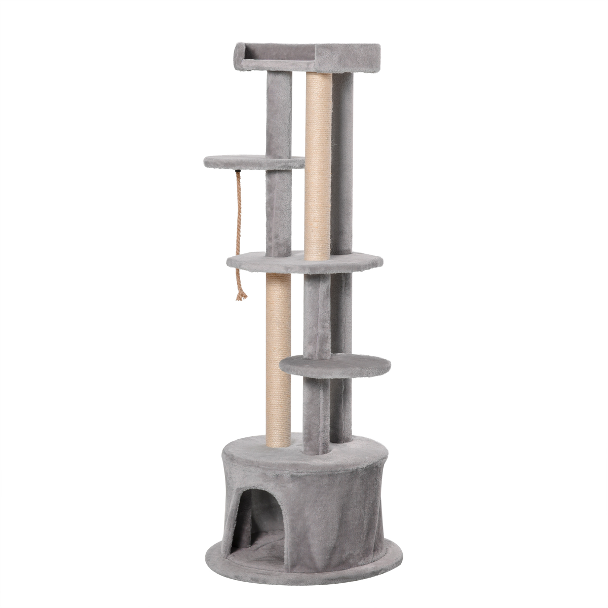 Cat Tree Multi-level Kitten Tower with Scratching Post and Condo