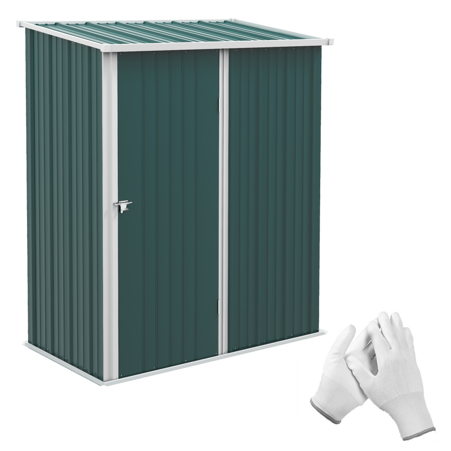 Outsunny Outdoor Storage Shed Steel Garden Shed with Lockable Door