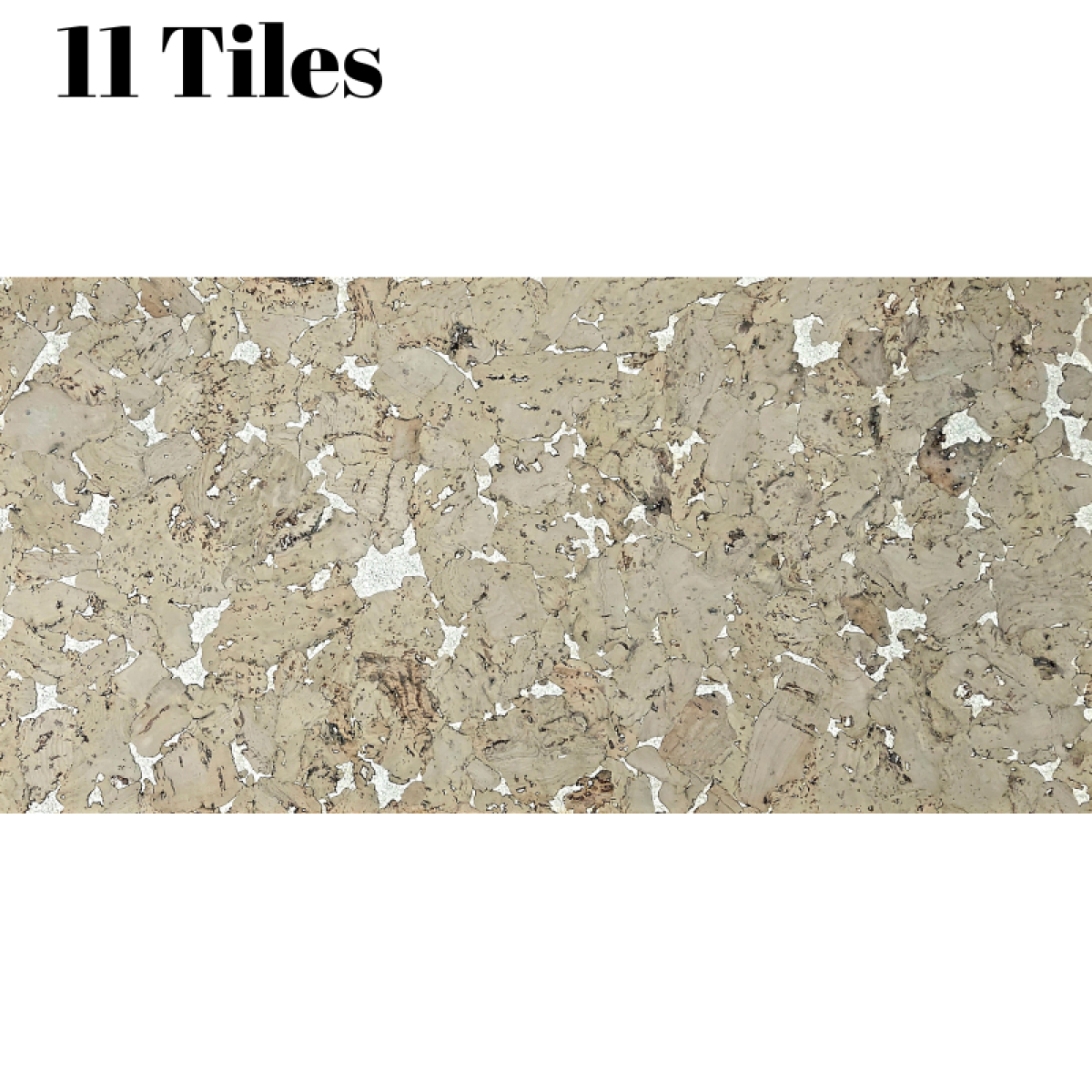 Grego Decorative Cork Wall Tiles (3mm) – 1 Pack – 1.98m² (21.31sqft)
