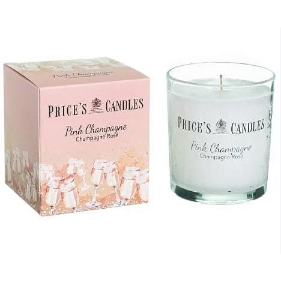 Price's Small Jar Candle 170g – Pink Champagne