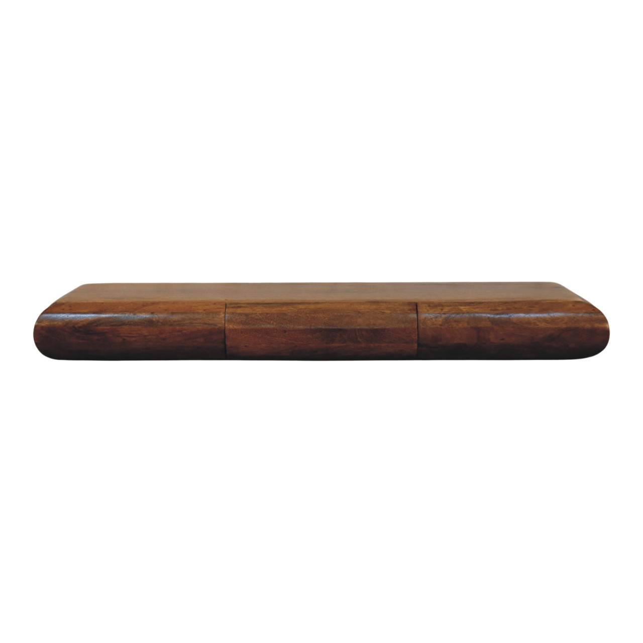 Artisan Furniture Solis Wall-Mounted Console, 3 Drawers, Brown