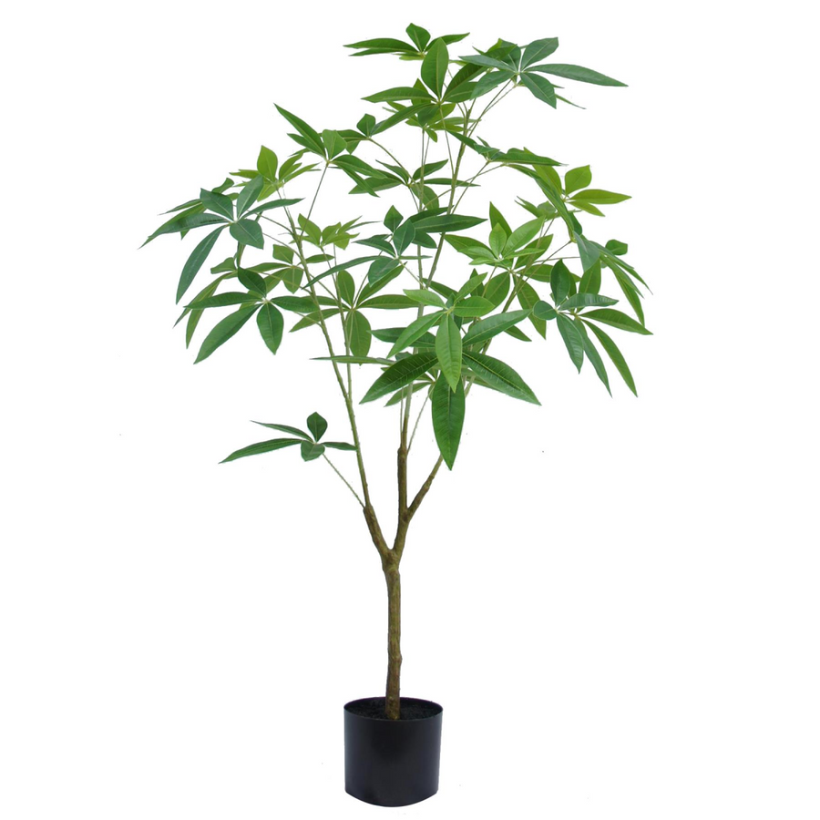 120cm Artificial Money Plant Pachira Faux Tree