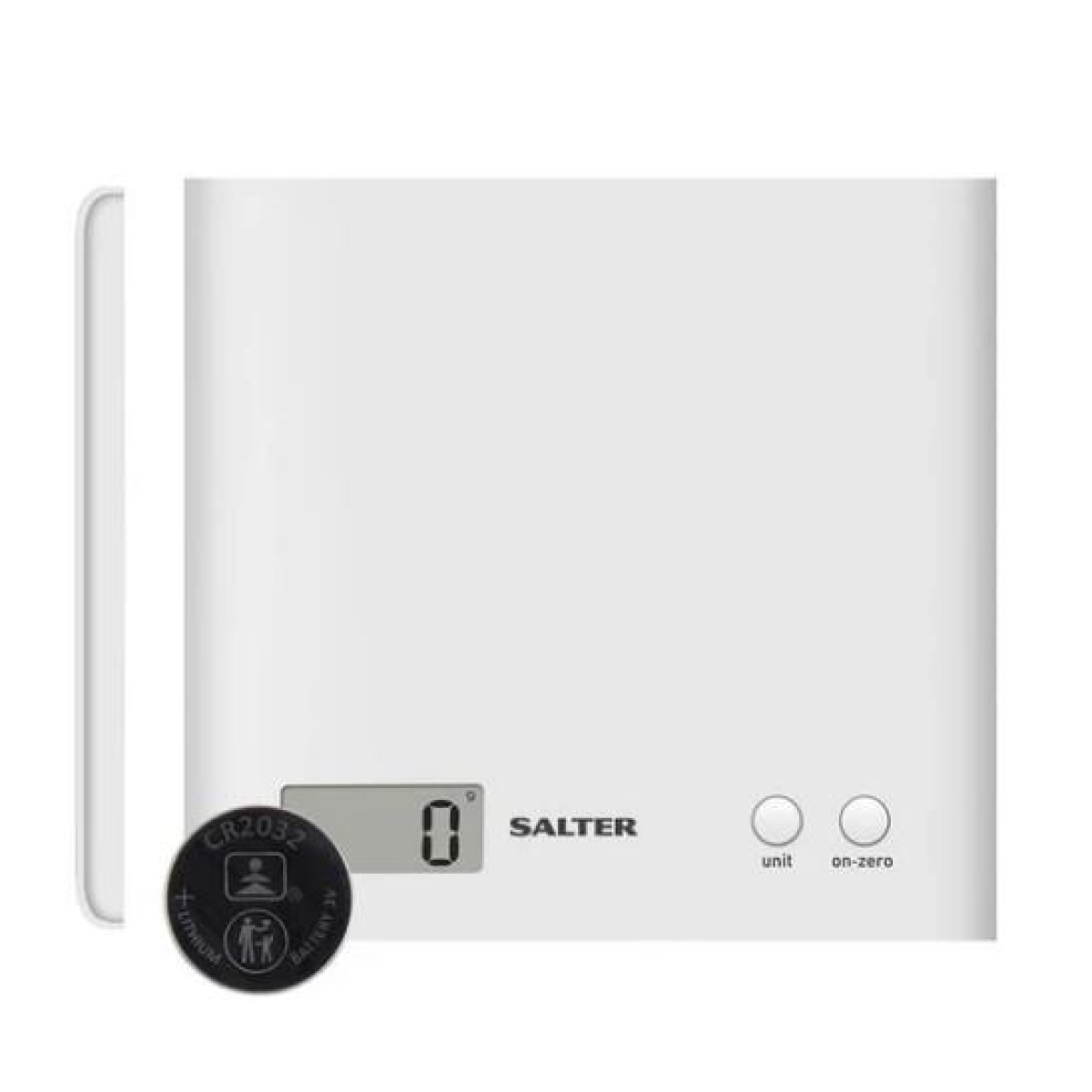 Salter Arc Scale White Electronic Food Scale 3Kg