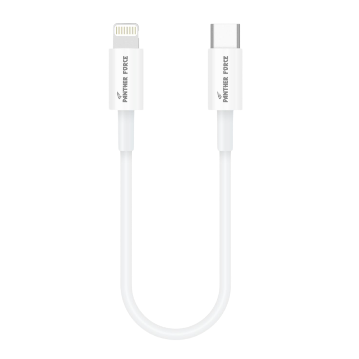 Panther Force 20 CM USB-C to Apple Connector Data Cable – Extended Length for Easy Charging