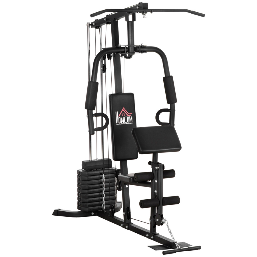 Multifunction Home Gym Machine with 45kg Weight Stack