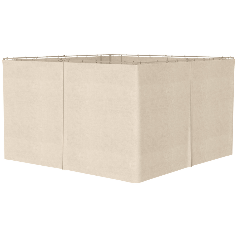4 Pack Gazebo Replacement Sidewalls for 3 x 4m Gazebo