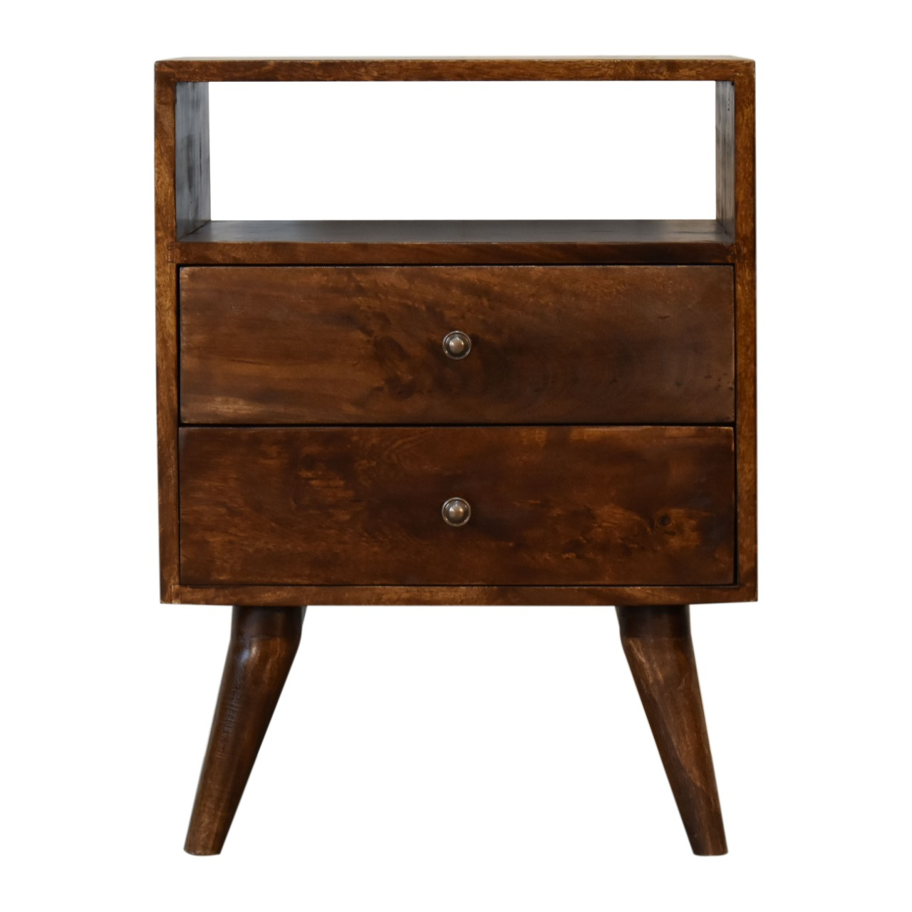 Artisan Furniture Classic Chestnut Bedside, Brown, 2 Drawers