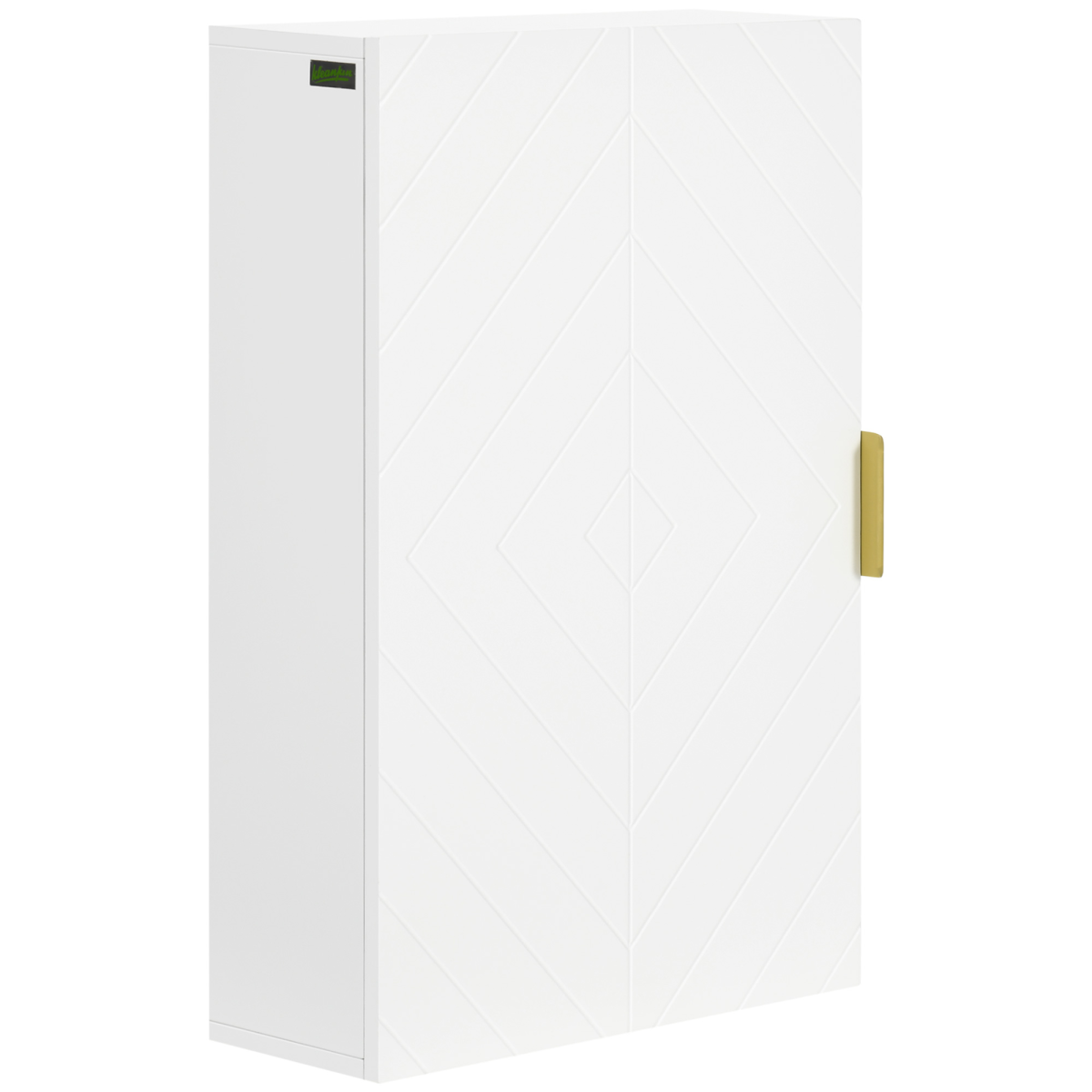 kleankin Bathroom Wall Cabinet with Adjustable Shelves
