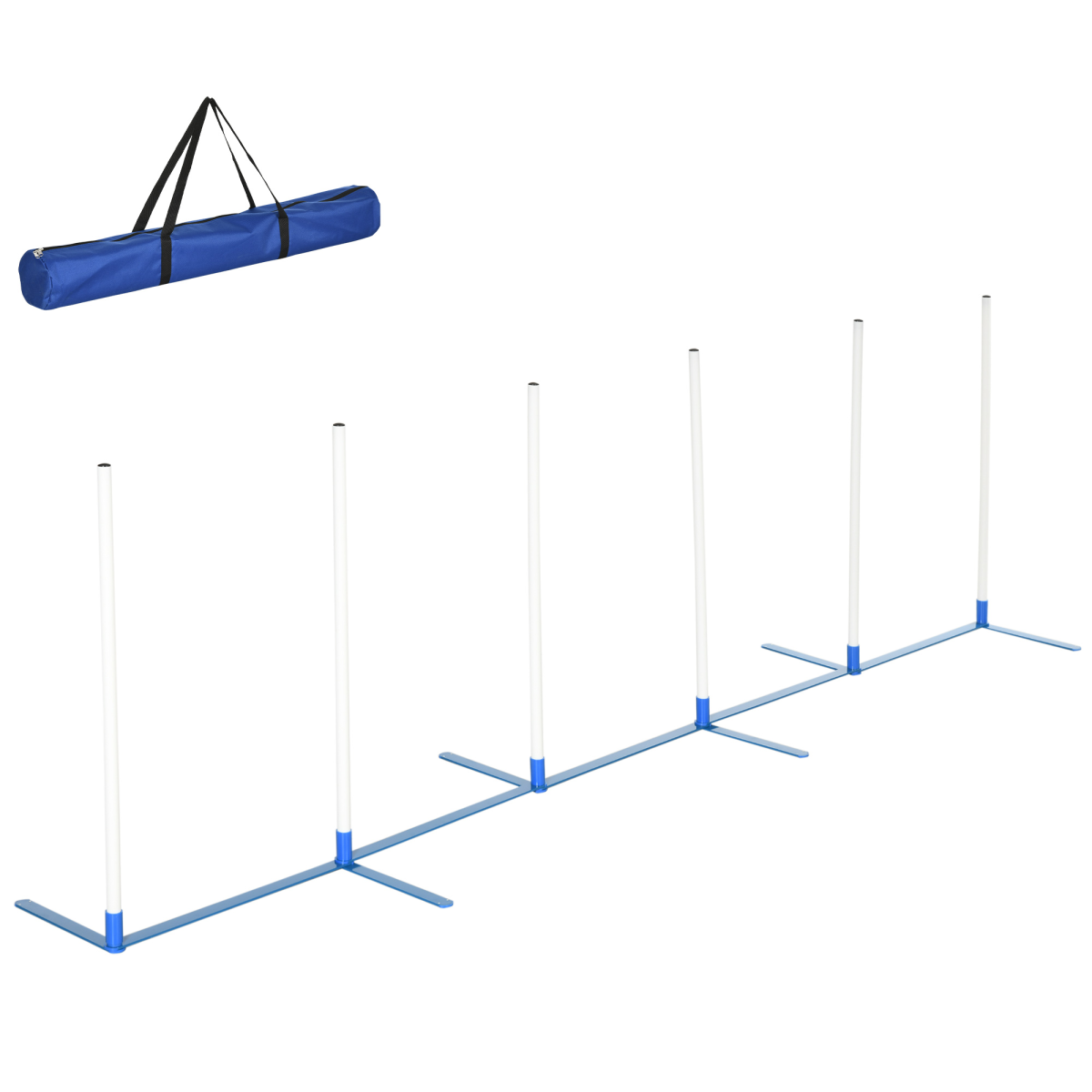 Dog Weave Pole Set Agility Starter Kit