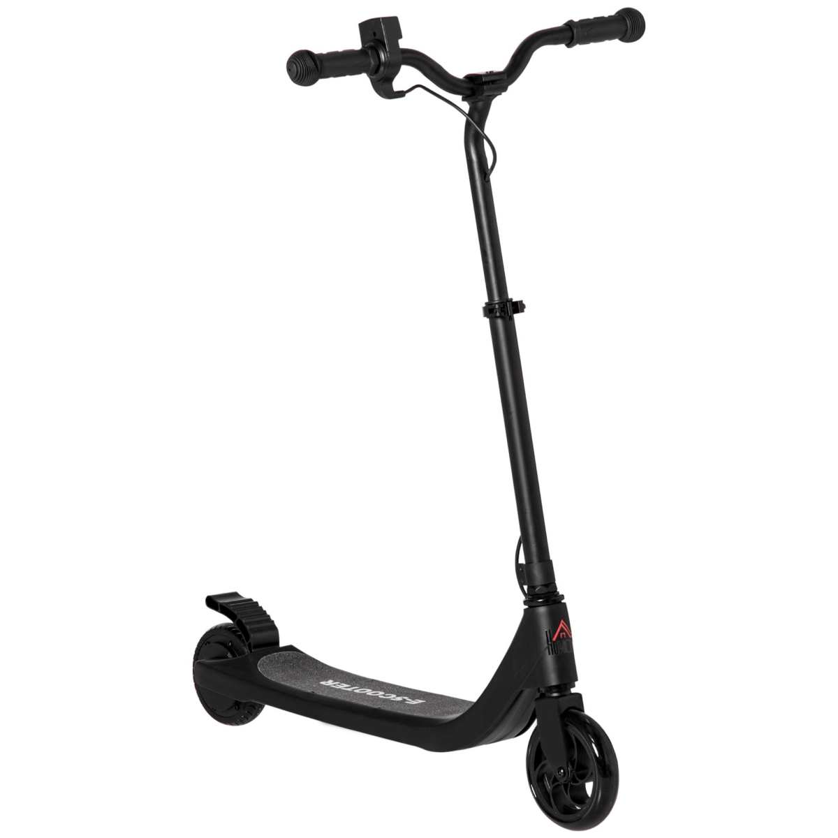 120W Electric Scooter with Battery Level Display, Rear Brake - Black
