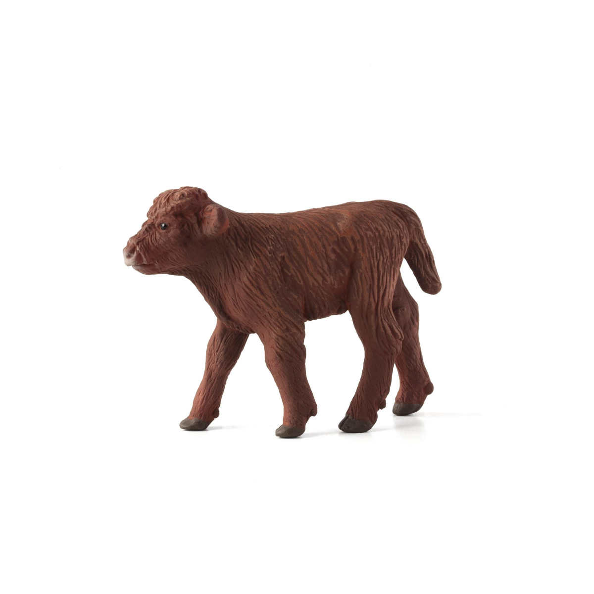 Highland Calf Toy Realistic Farm Animal Figurine