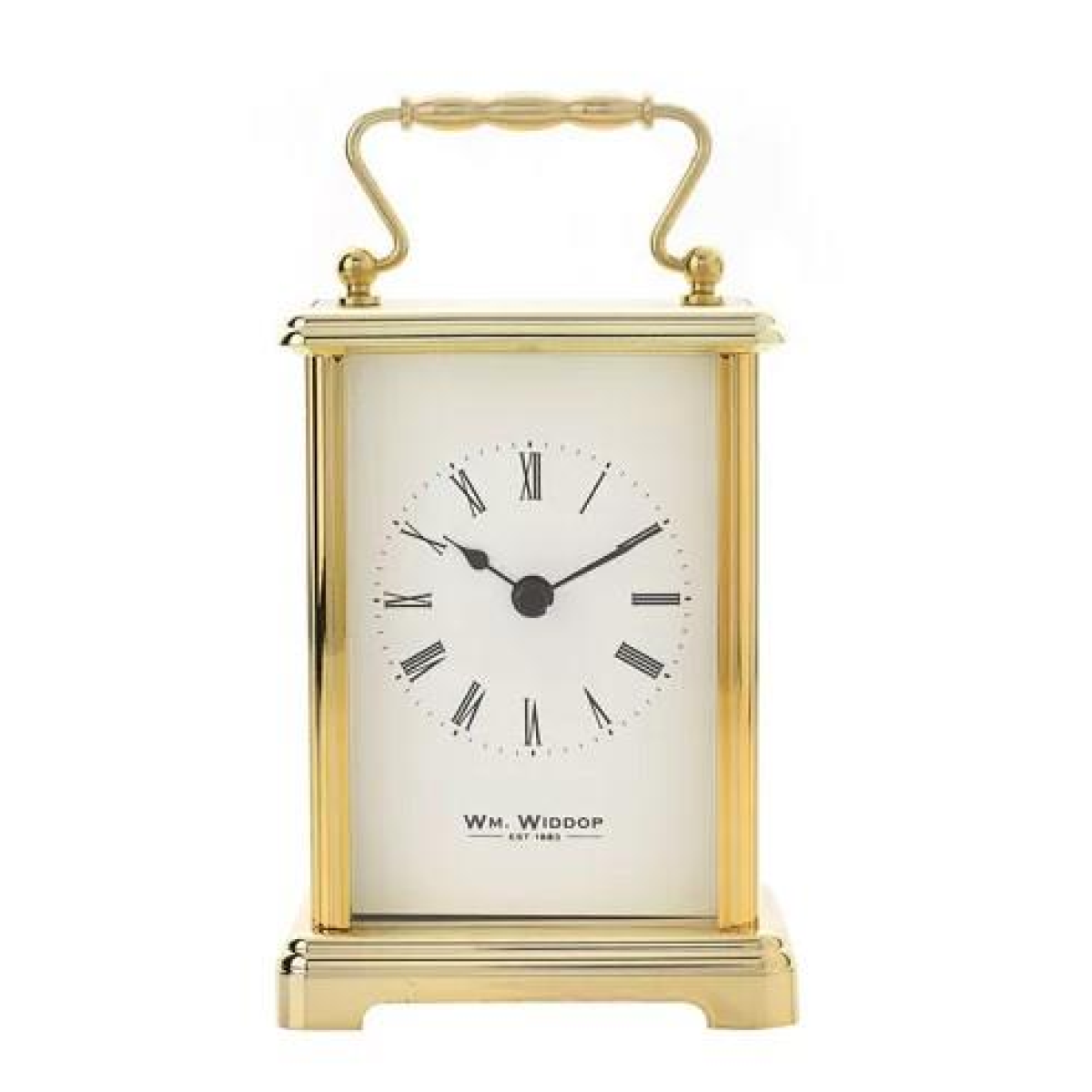 Wm.Widdop Carriage Clock - White dial