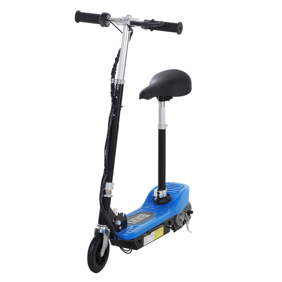 Kids Foldable Electric Powered Scooter 120W Blue HOMCOM