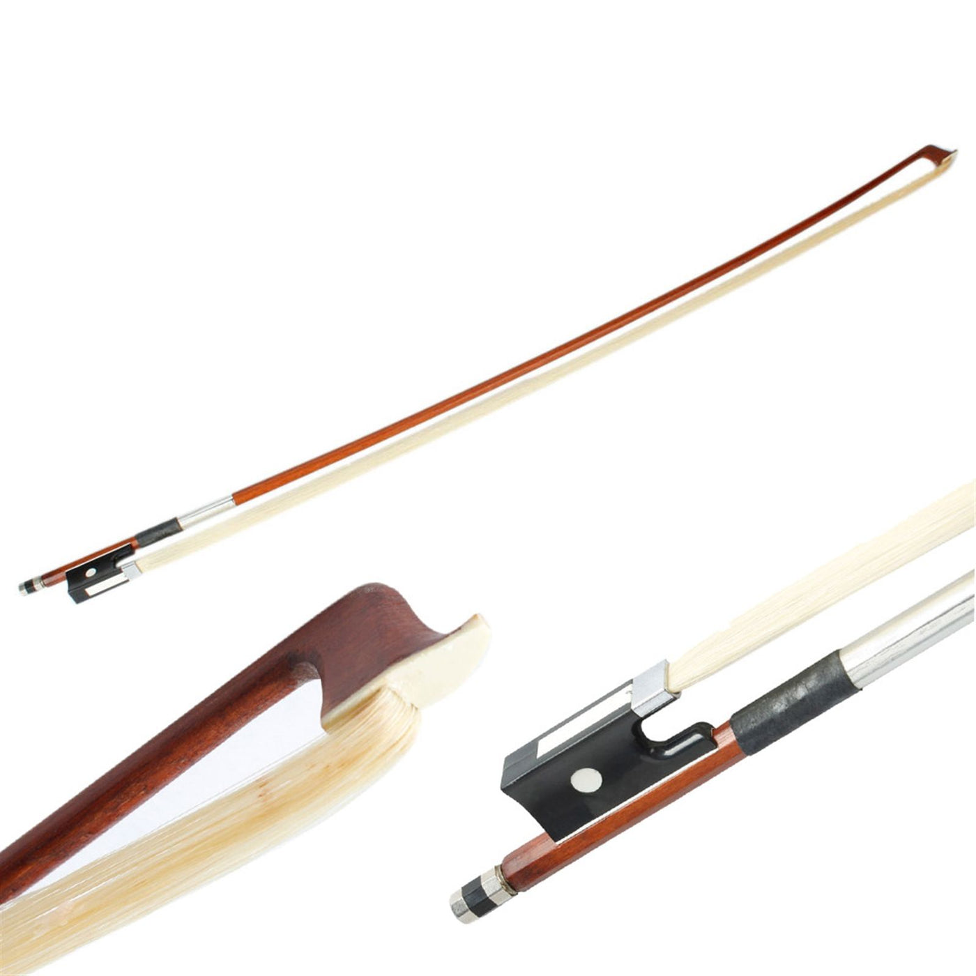 4/4 Arbor Violin Bow with Black Handle