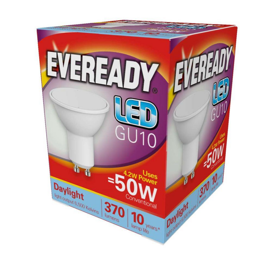 Eveready S13601 LED Bulb GU10 320lm 4.7W Daylight