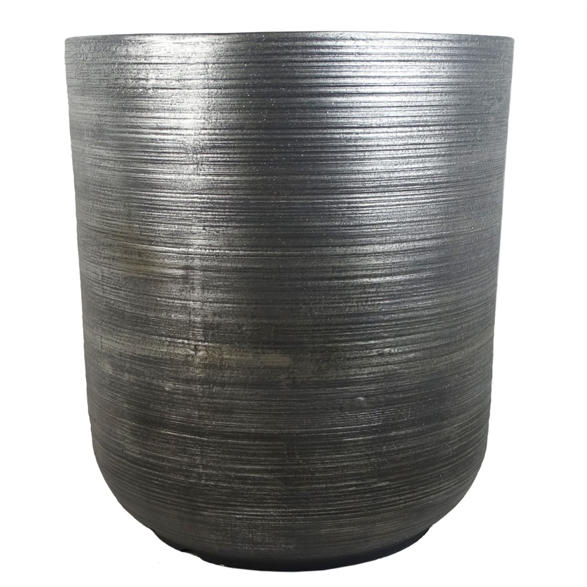 47cm x 41cm Coya Silver Ridged Planter