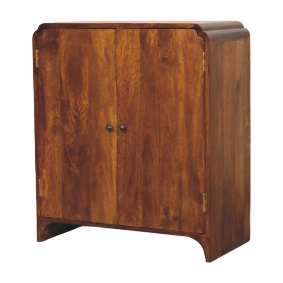 Artisan Furniture Newton Chestnut Cabinet, 2 Doors, Dark Brown