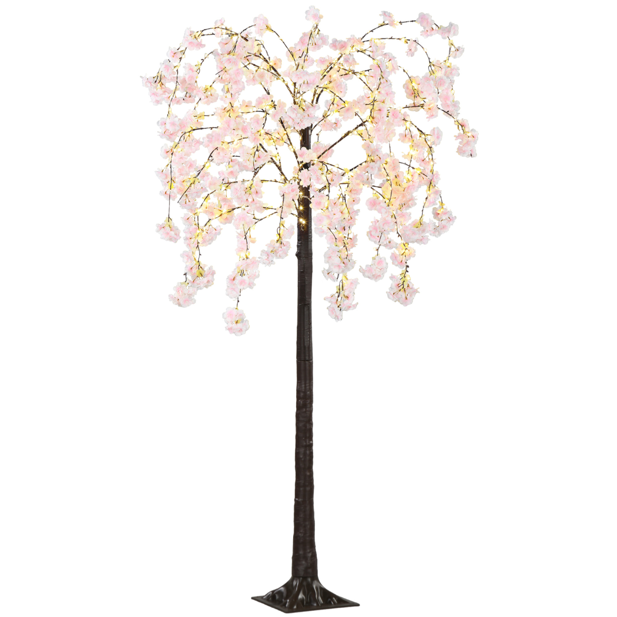 HOMCOM 180cm Cherry Blossom Tree Light with 450 LED Lights