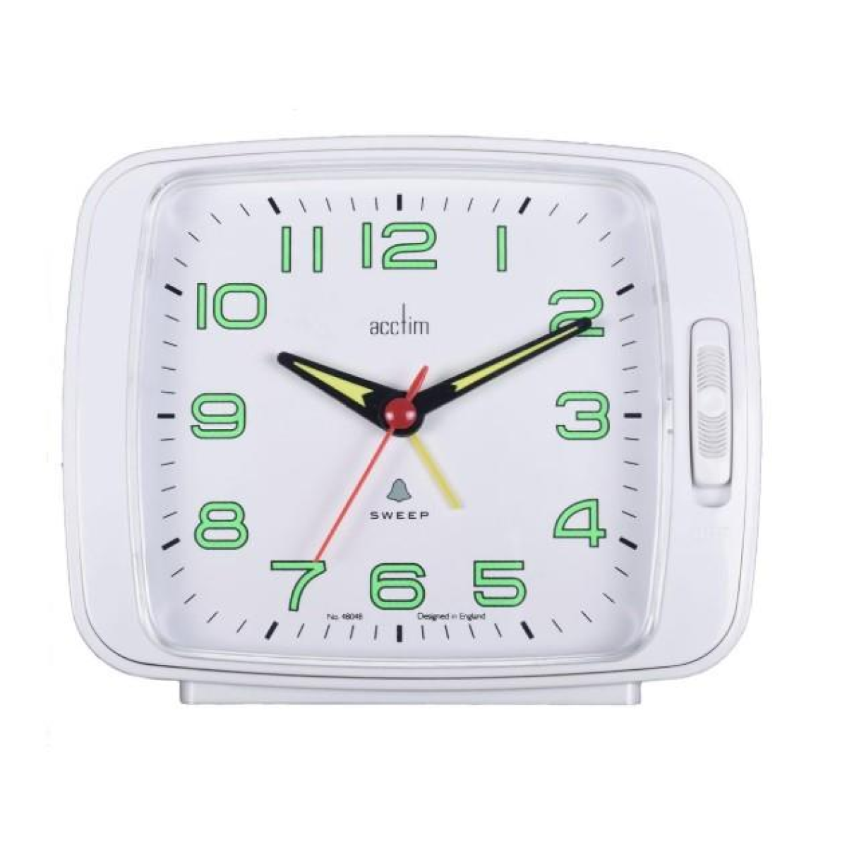 Acctim Ada White Alarm Clock 15702