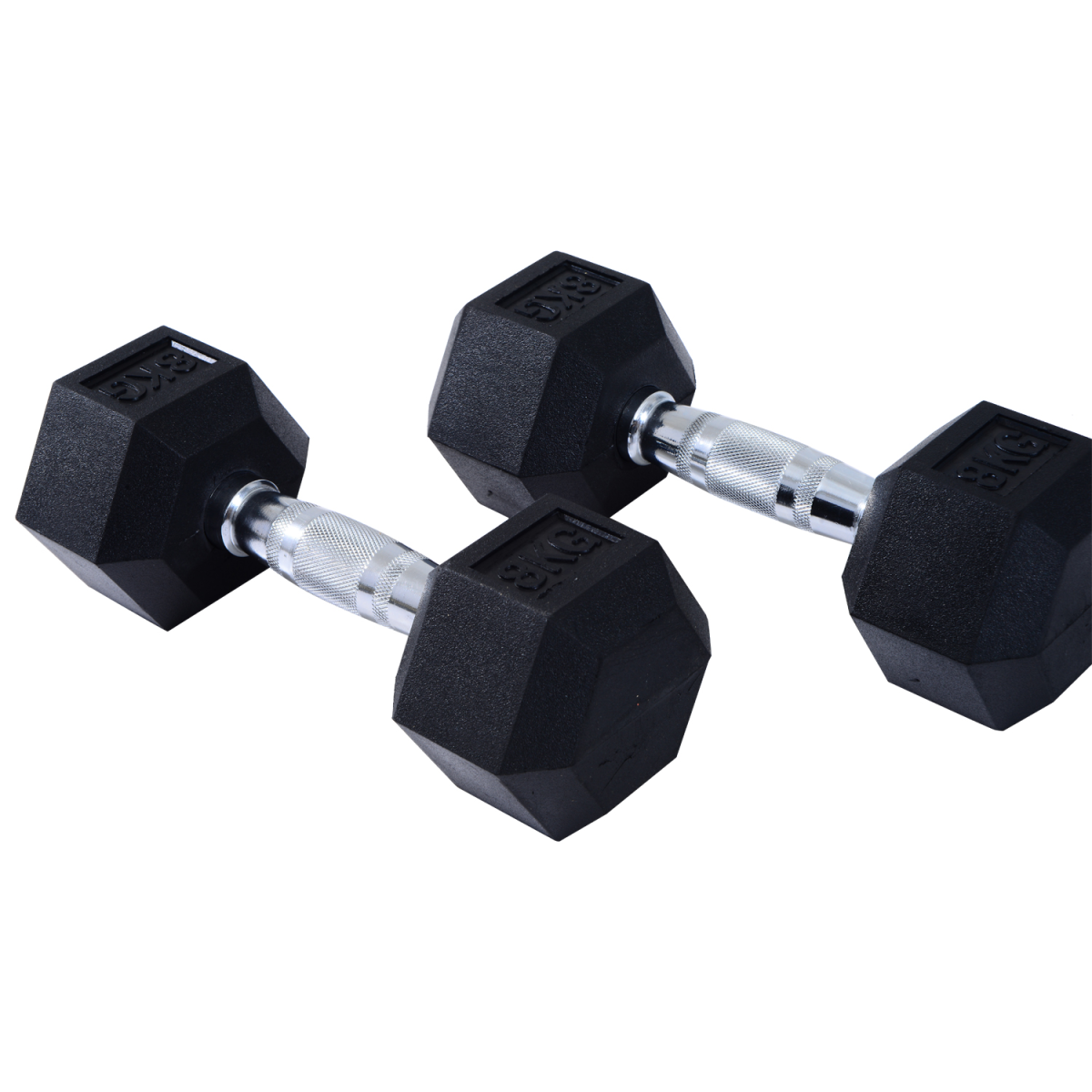 Hexagonal Dumbbells Kit 2 x 5 kg
