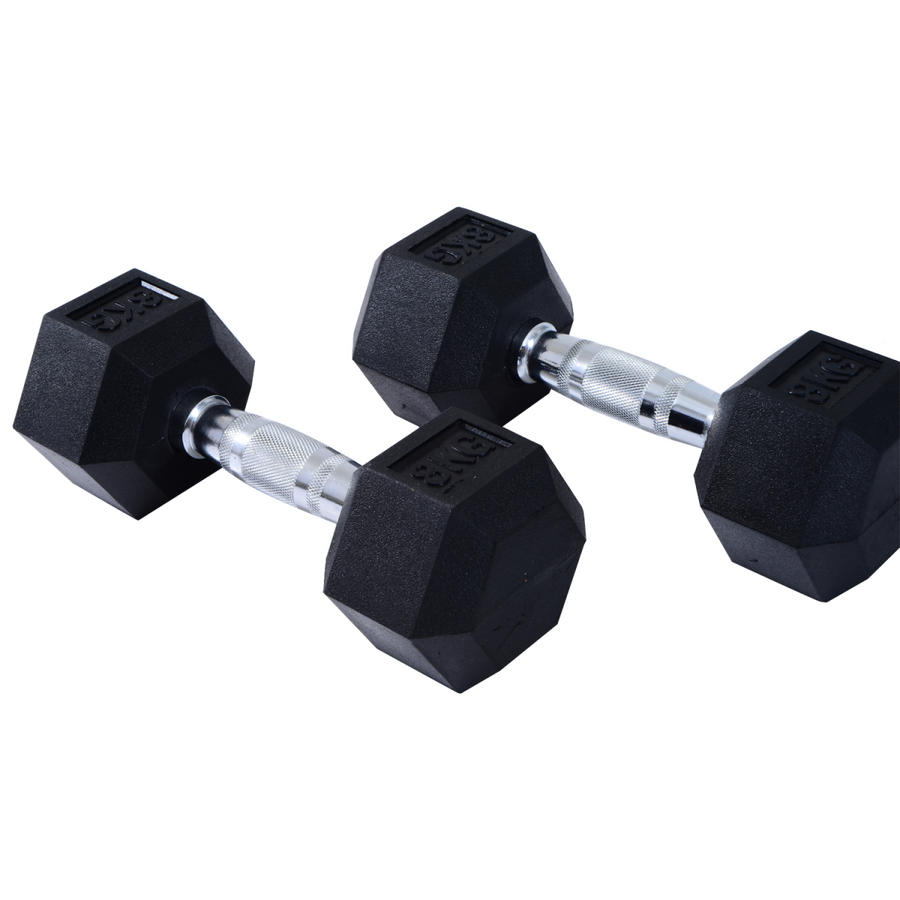 Hexagonal Dumbbells Kit 2 x 5 kg