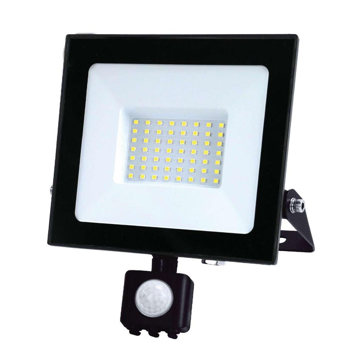 Eveready 50W IP44 LED PIR Floodlight - 5,000 Lumen - 4,000K Cool White