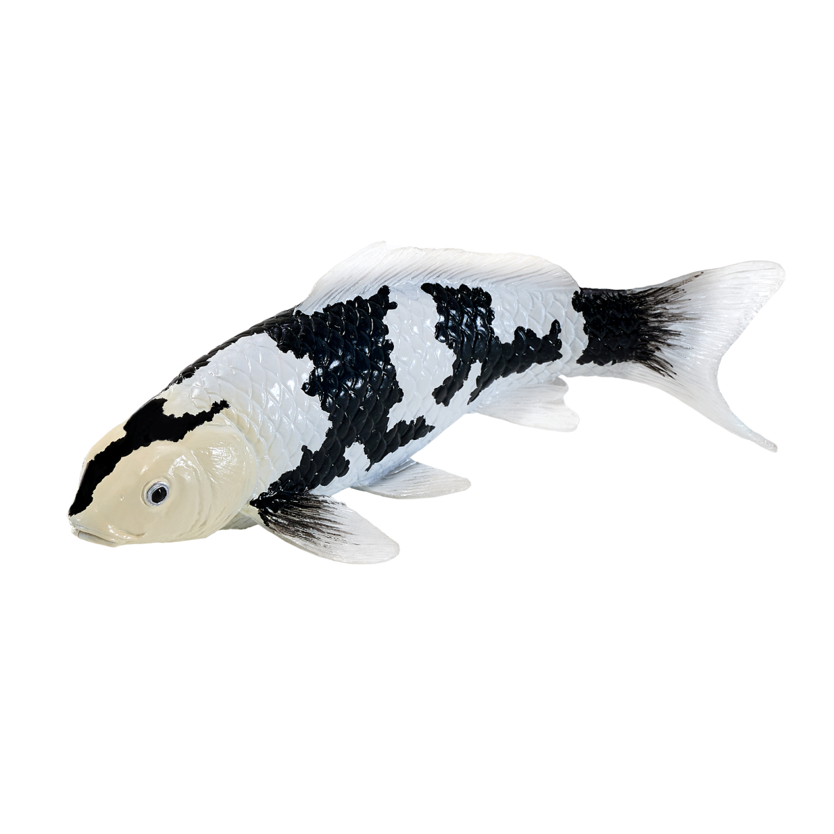 Koi Carp Shiro Utsuri Toy Fish Figurine