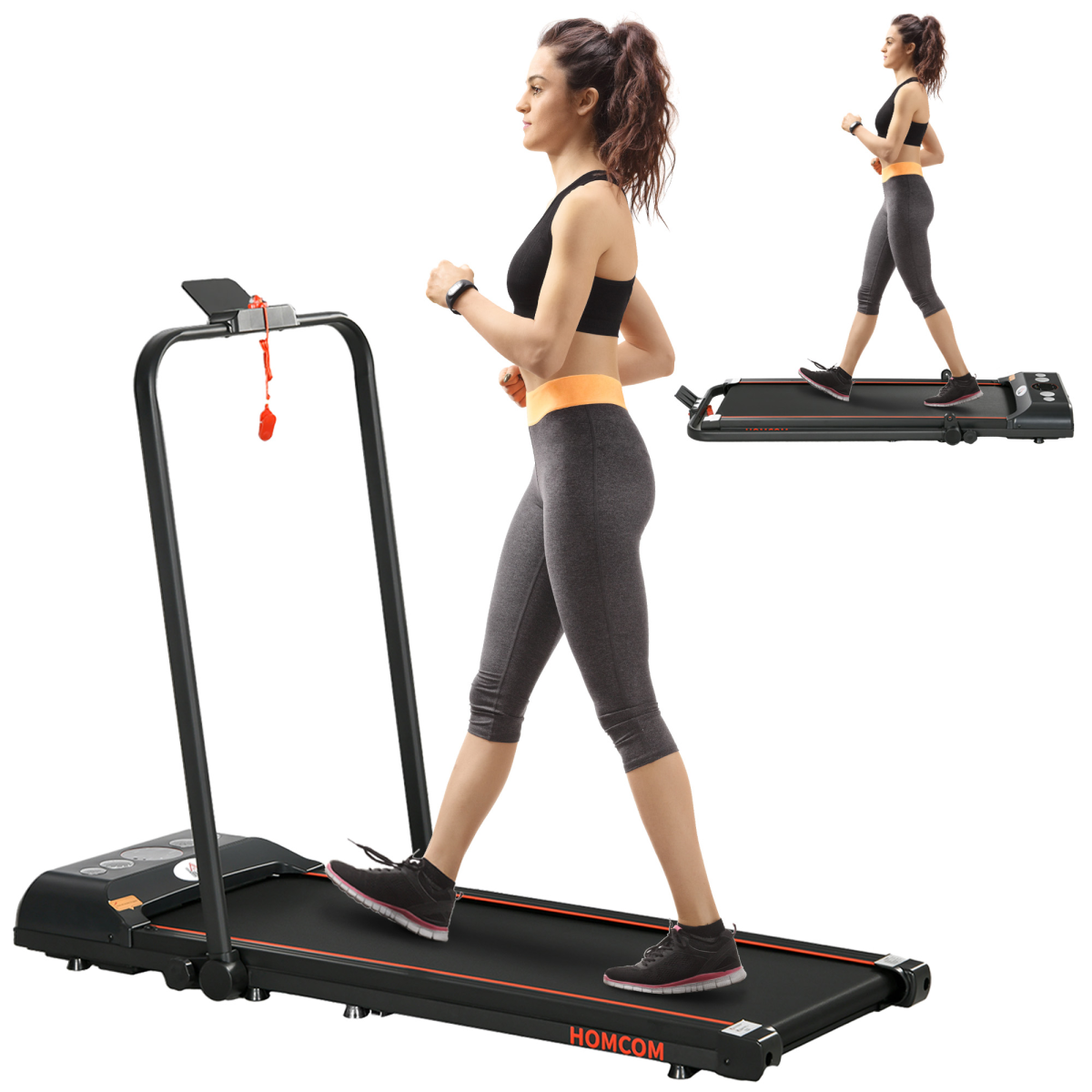 Foldable Walking Treadmill with LED Display