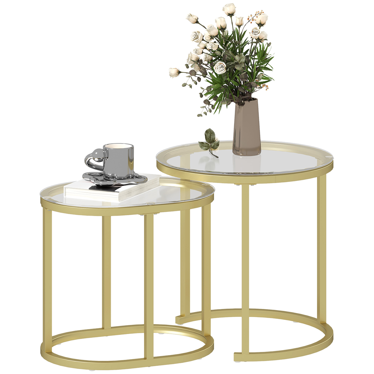 Elegant Glass Accent Tables
