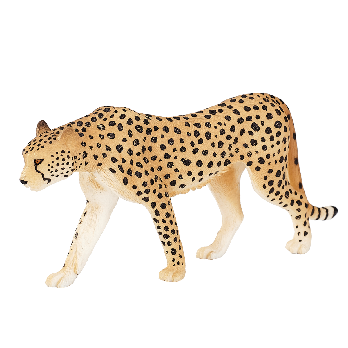Male Cheetah Toy Realistic African Wildlife Figurine