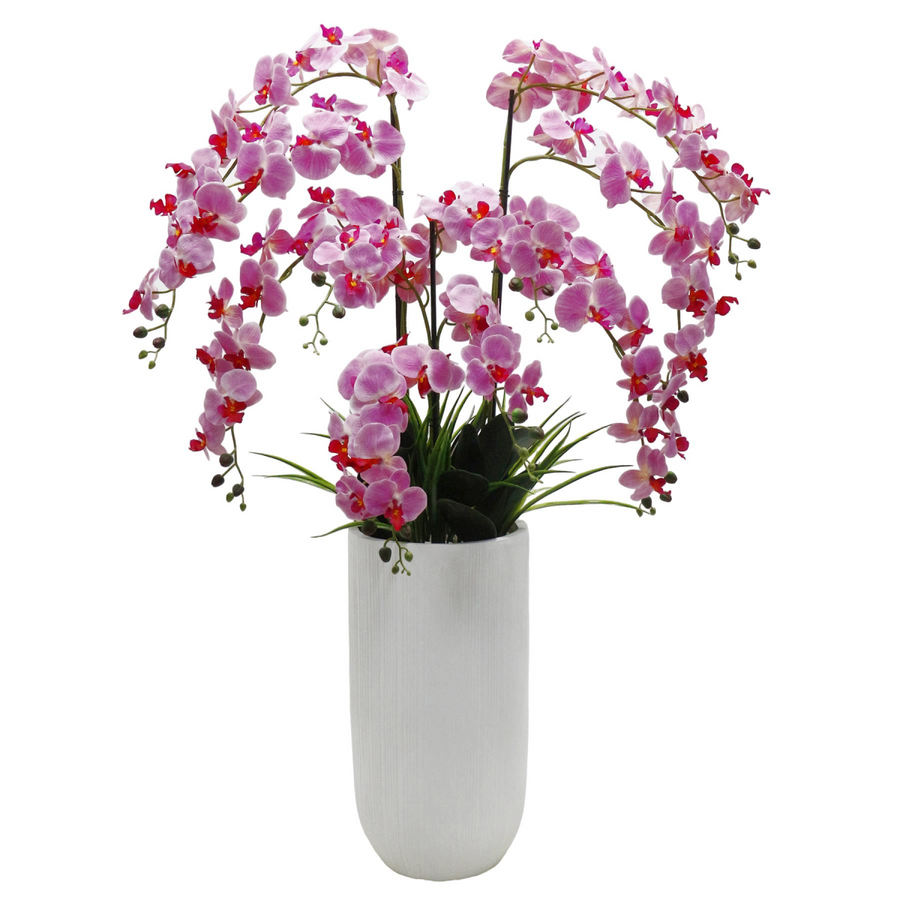 150cm Artificial Pink Orchid Potted Display