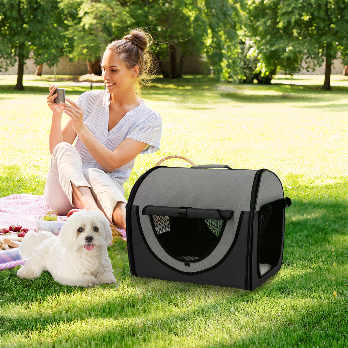 Fully Enclosed Cat Litter Box