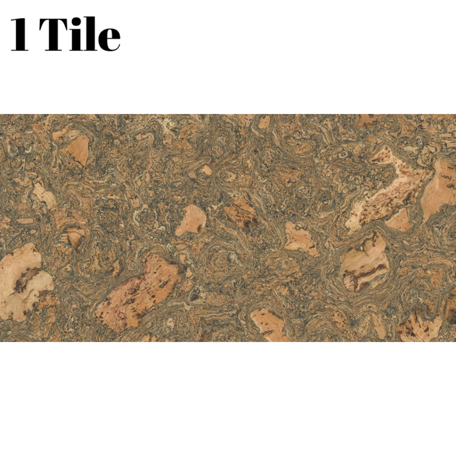 Grey Decorative Cork Wall Tile (1 Tile) – 0.18m² (1.94sqft)