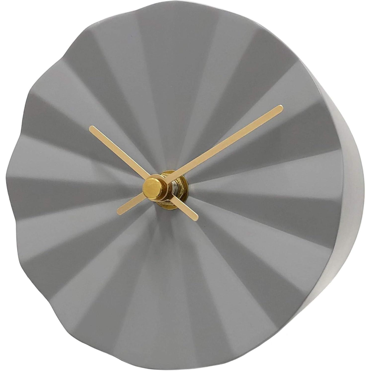 Acctim Layla Resin Table Clock in Grey