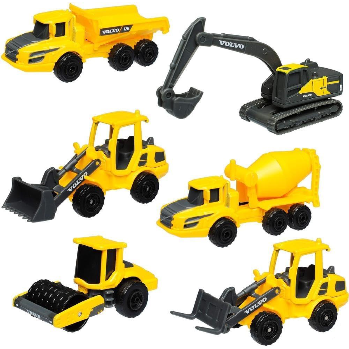 Maisto Mini Working Machines Volvo Construction Set M12376