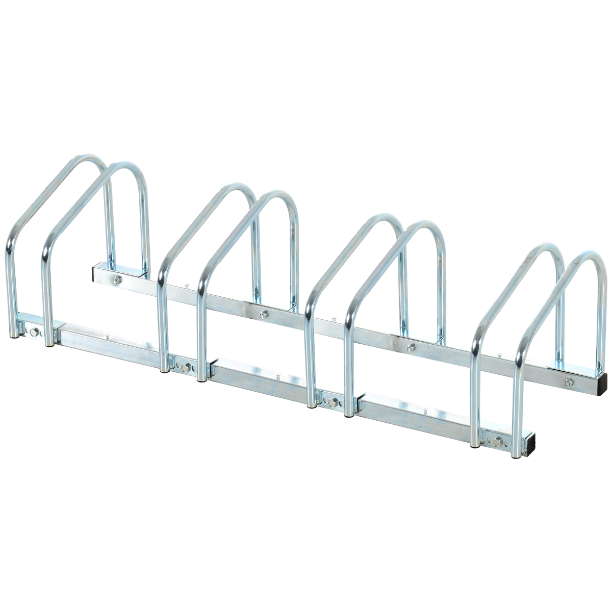4 Bike Parking Rack Locking Storage Stand Holder Floor Wall Mount
