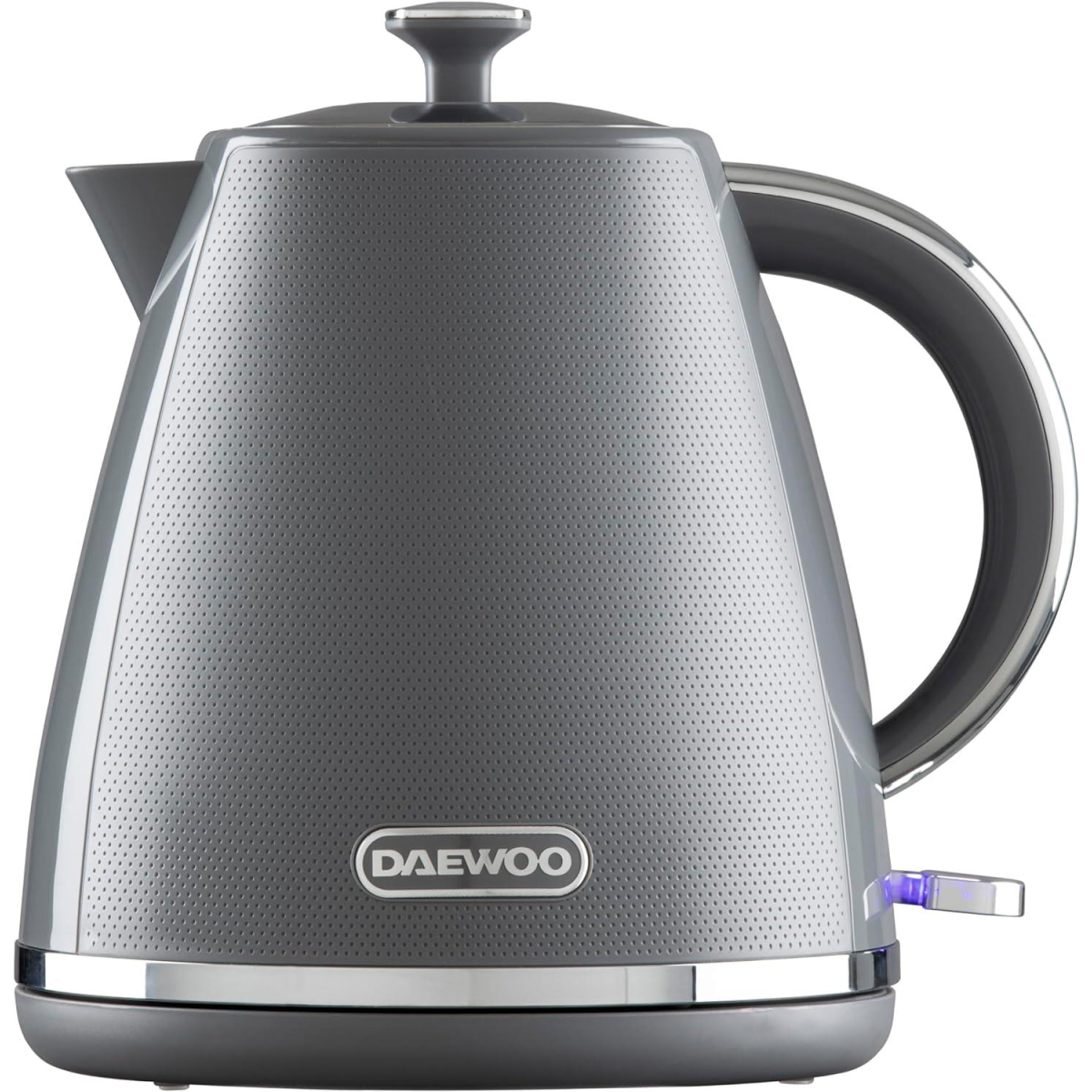 Daewoo Stirling 1.7L Pyramid Electric Kettle 3000W Grey SDA2625
